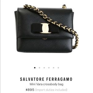 SALVATORE FERRAGAMO
Mini Vara crossbody bag